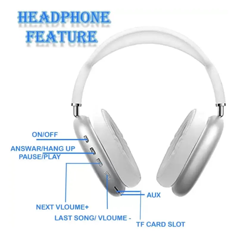 P9 Wireless On-Ear Stereo Earphones